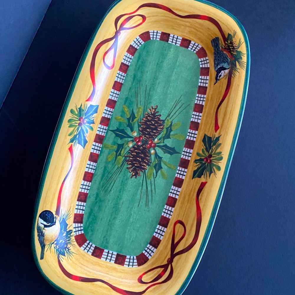 Lenox Everyday Winter Greetings serving tray